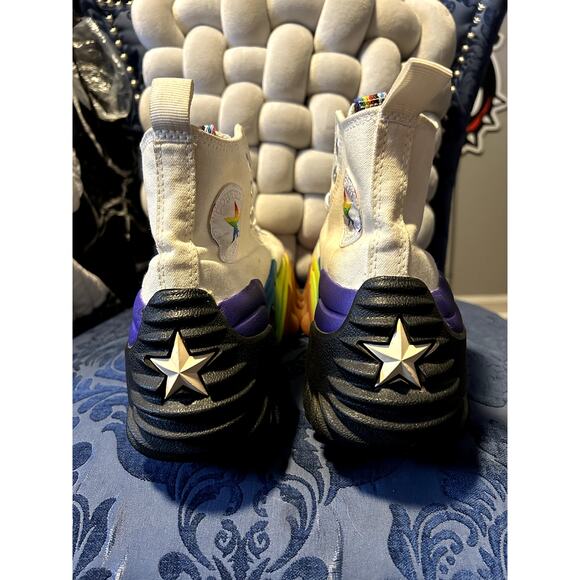 Converse Run Star Motion Platform High 'Pride' sneaker size 9.5/EU 41 - Picture 4 of 8